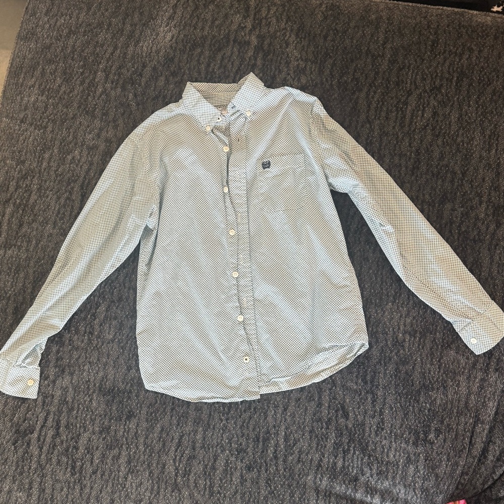 Cinch Blue Button Down Shirt